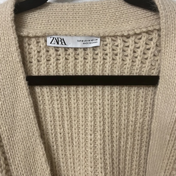 Zara Chunky Wrap Knit Sweater - Picture 7 of 7